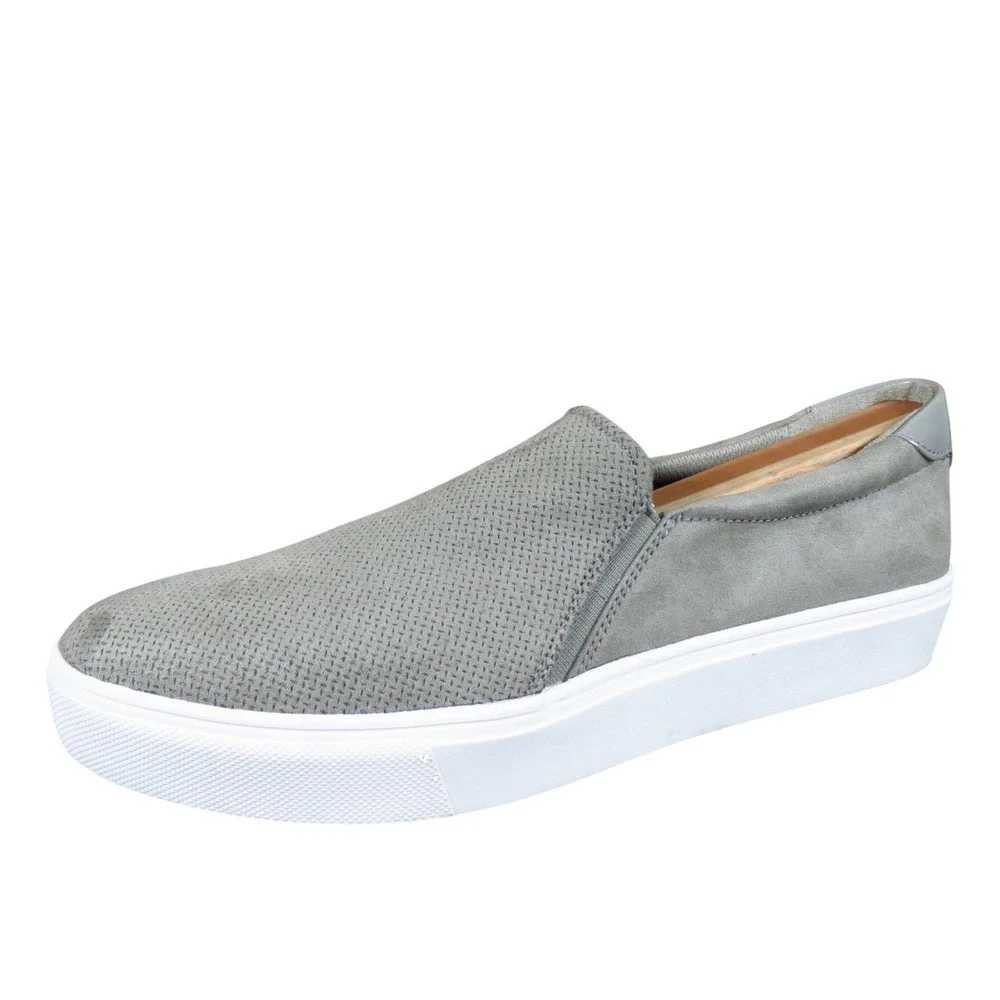 Dr. Scholl's Nova Women Casual Slip‎ On Sneaker Size 11 Walking Gray Fabric